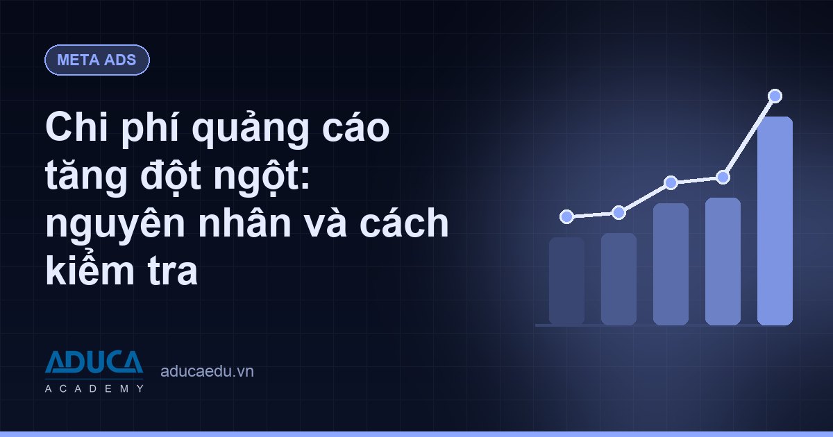 Chi phí quảng cáo tăng đột ngột: nguyên nhân và cách kiểm tra