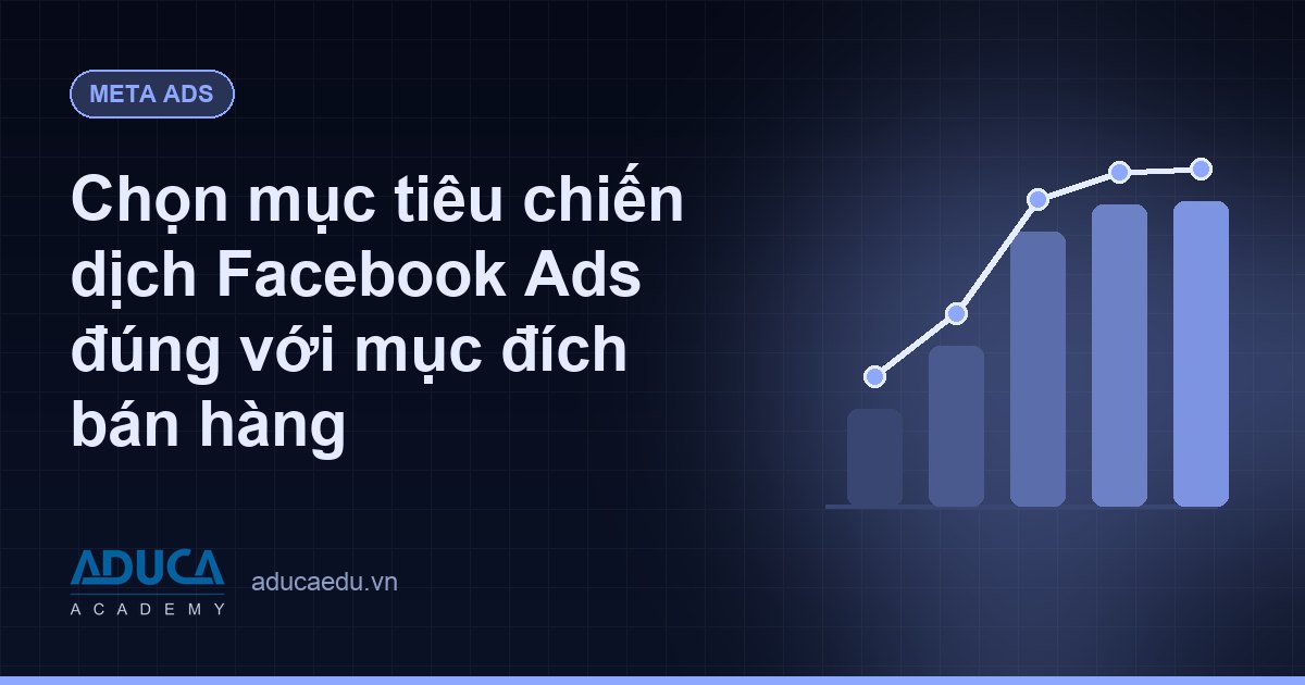 Chọn mục tiêu chiến dịch Facebook Ads đúng với mục đích bán hàng