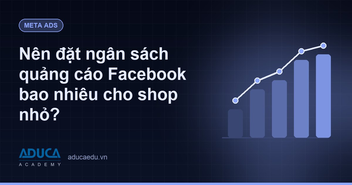 Nên đặt ngân sách quảng cáo Facebook bao nhiêu cho shop nhỏ?
