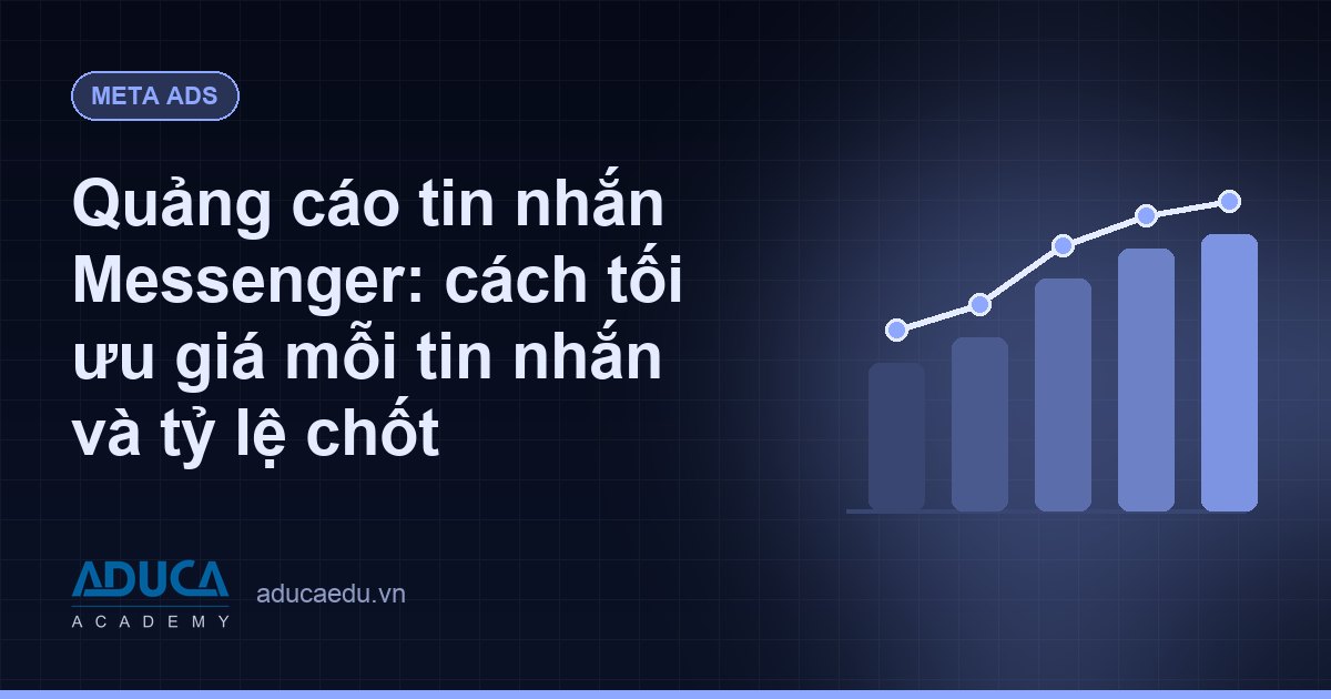Quảng cáo tin nhắn Messenger: cách tối ưu giá mỗi tin nhắn và tỷ lệ chốt